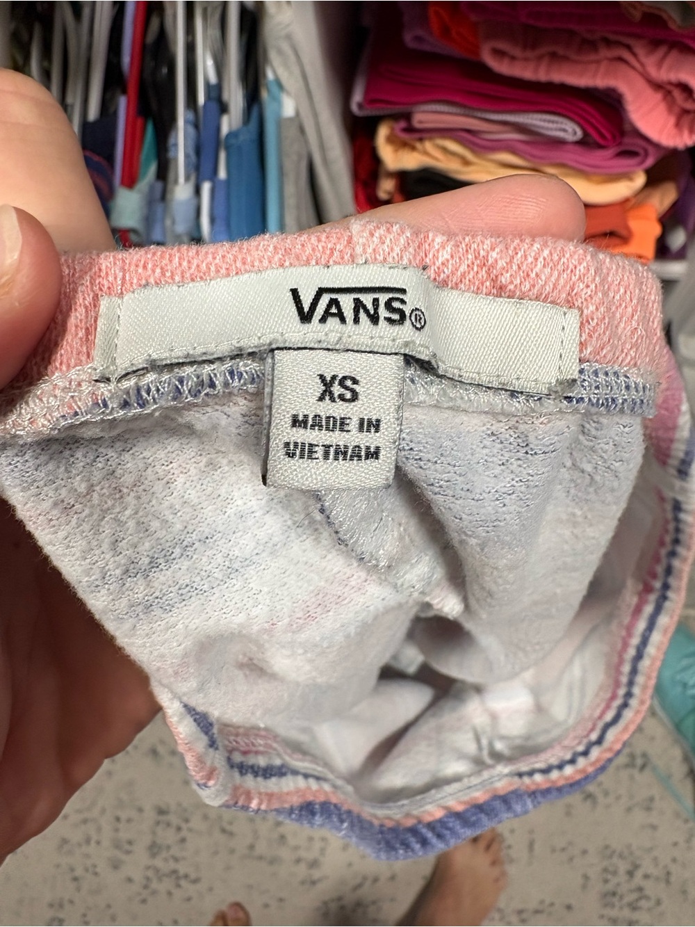 Vans striped hoodie and shorts set - Picture 4 of 4